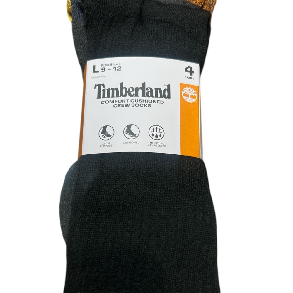 Timberland Black and Gray Casual Socks